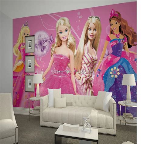 barbie wall mural